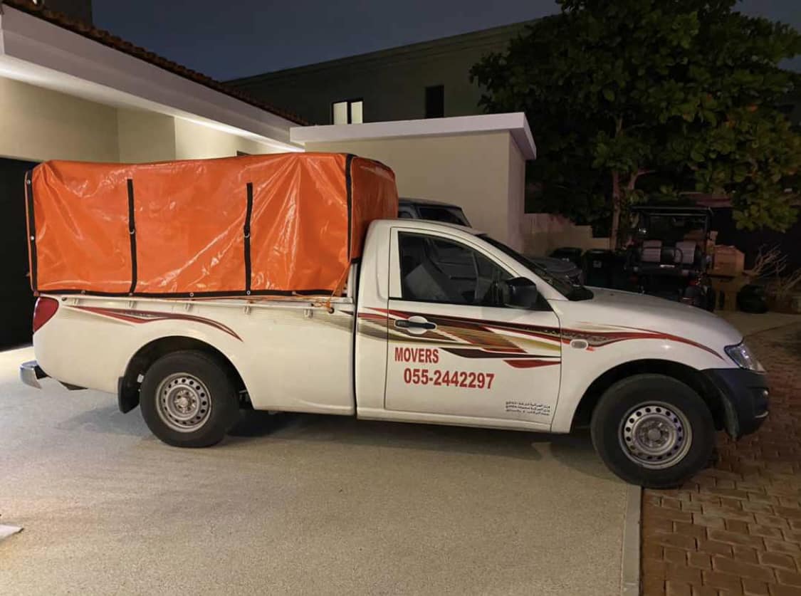 Faisal Movers pickup truck all UAE delivery